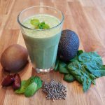 Grüner Smoothie Spinat & Kiwi